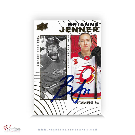 Brianne Jenner Ottawa Charge Autographed 25-26 Upper Deck PWHL Tim Hortons Hockey Card #85