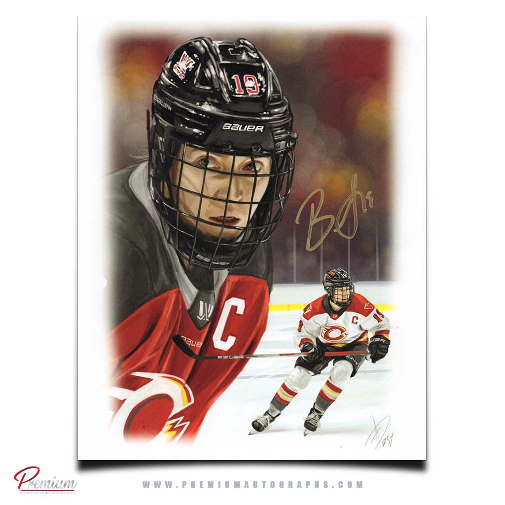Brianne Jenner PWHL Ottawa Charge Autographed 11x14 Alex Douglas Print