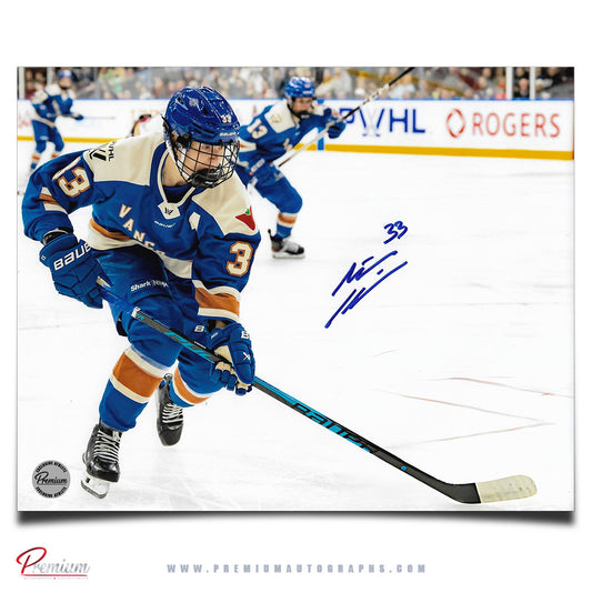 Michelle Karvinen Vancouver Goldeneyes PWHL Autographed 8x10 Photograph On the Attack