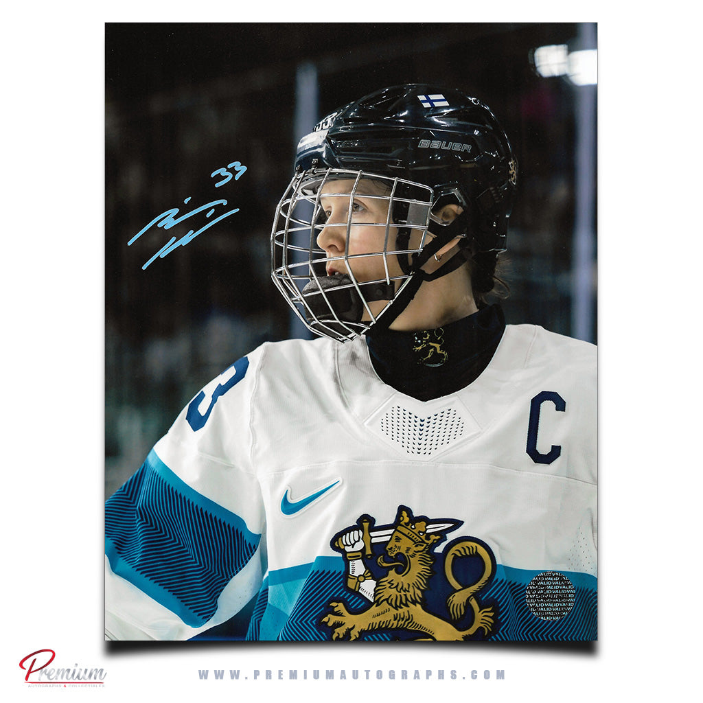Michelle Karvinen Team Finland Autographed 8x10 Photograph Close Up