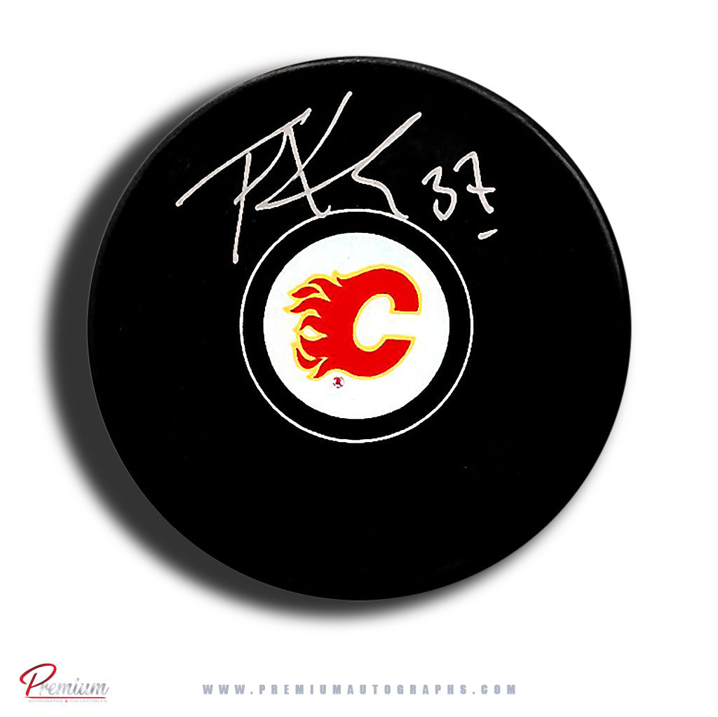 Trevor Kidd Calgary Flames Autographed Puck