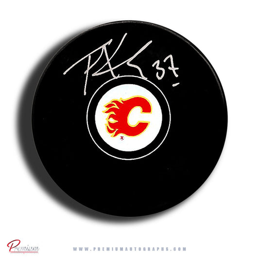 Trevor Kidd Calgary Flames Autographed Puck