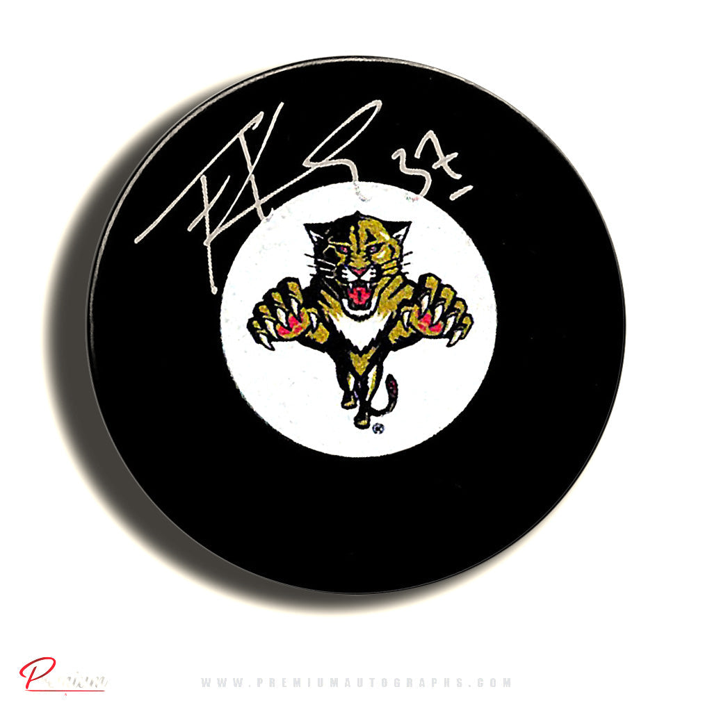 Trevor Kidd Florida Panthers Autographed Puck