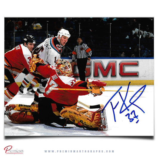Trevor Kidd Calgary Flames Autographed 8x10 Photograph Blocker Save
