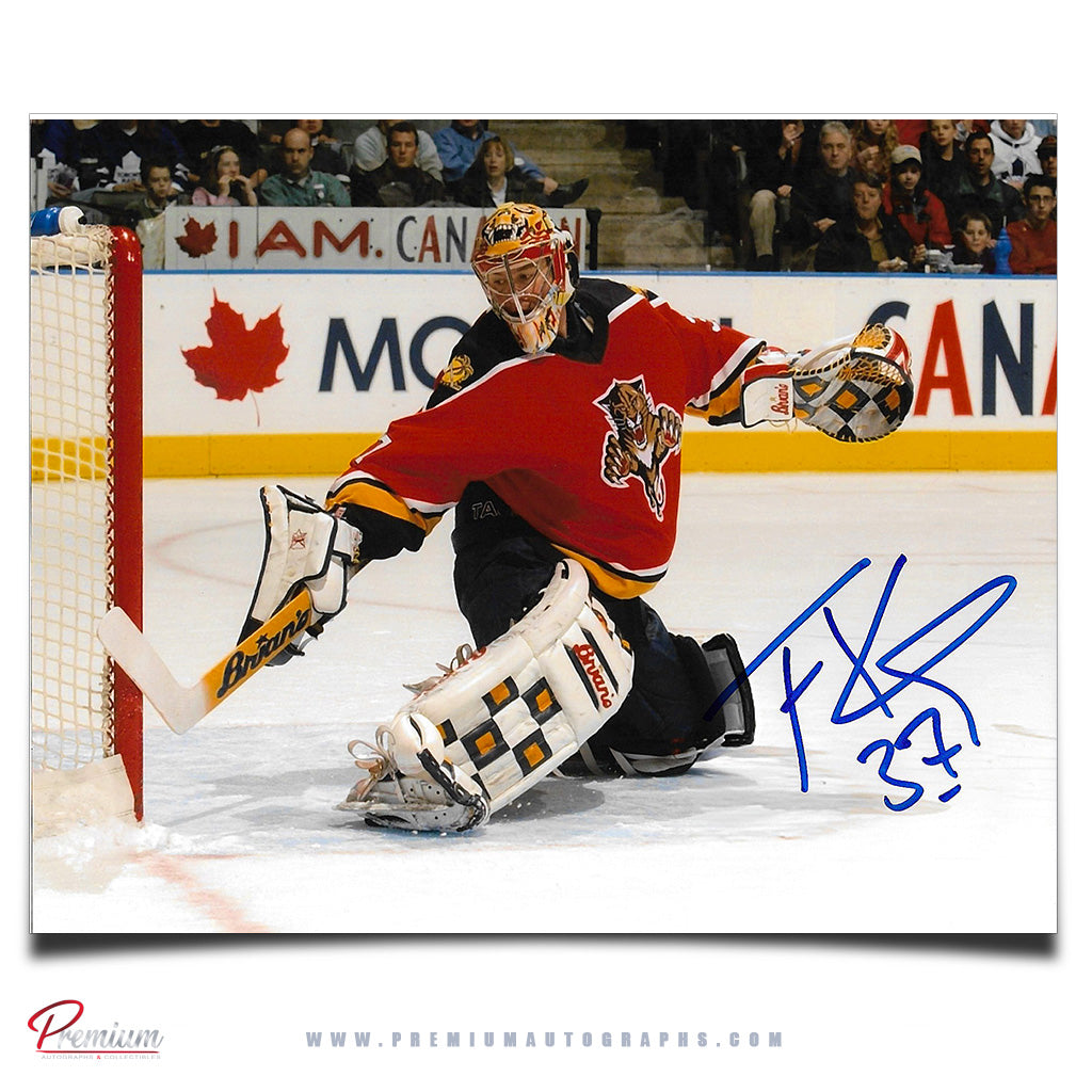Trevor Kidd Florida Panthers Autographed 8x10 Photograph Stick Save