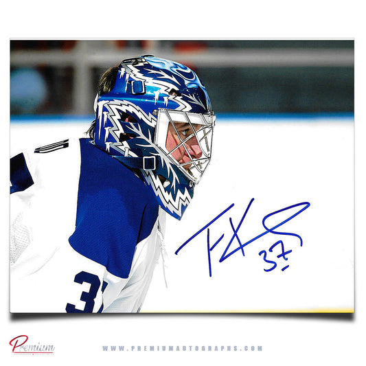 Trevor Kidd Toronto Maple Leafs Autographed 8x10 Photograph Closeup Mask