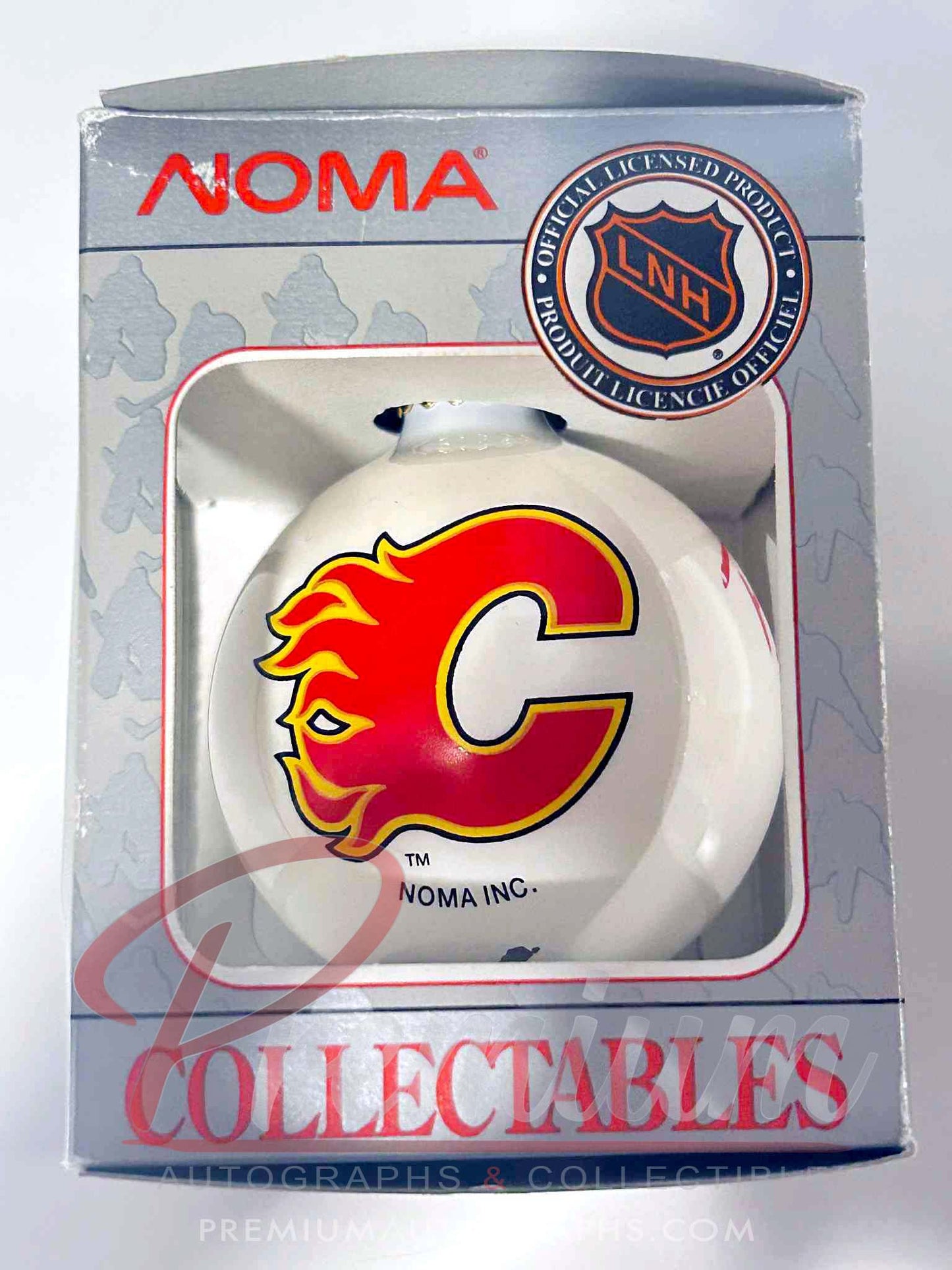 Trevor Kidd Calgary Flames Autographed Christmas Ornament
