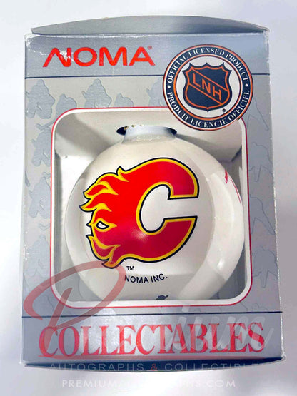 Trevor Kidd Calgary Flames Autographed Christmas Ornament
