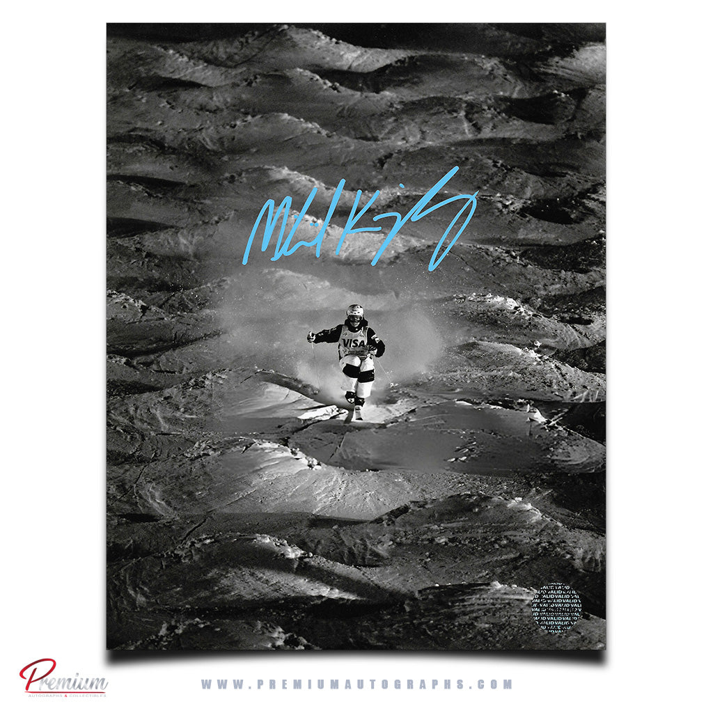 Mikael Kingsbury Skiing Signed 8x10 Photograph