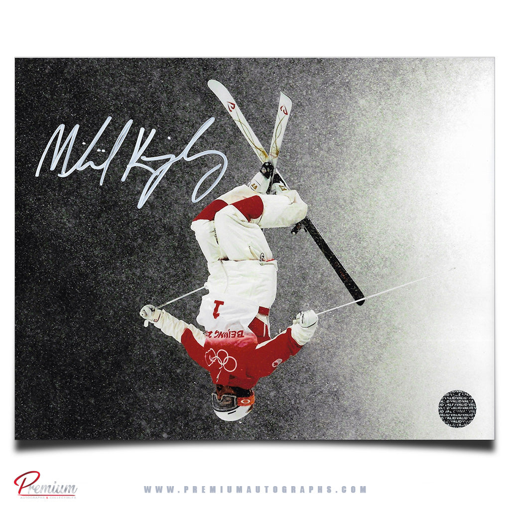 Mikael Kingsbury Skiing Signed 8x10 Photograph