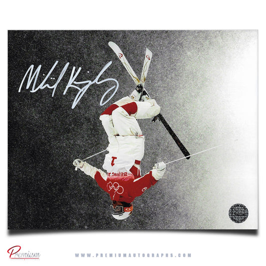Mikael Kingsbury Skiing Signed 8x10 Photograph
