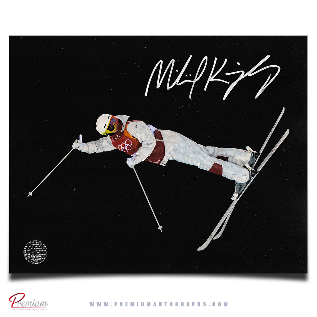 Mikael Kingsbury Skiing Signed 8x10 Photograph