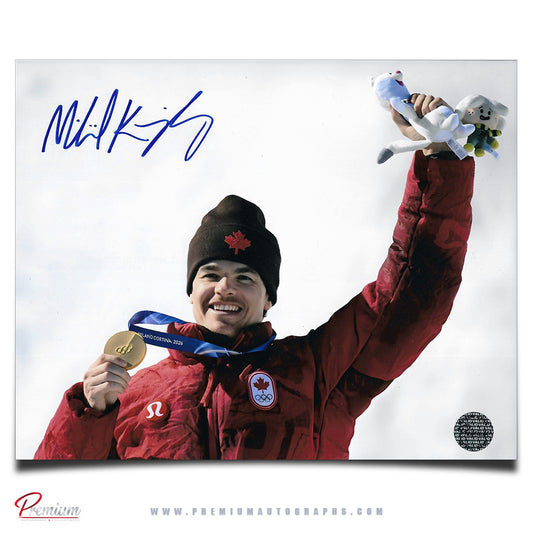 Mikael Kingsbury Skiing Signed 8x10 Photograph