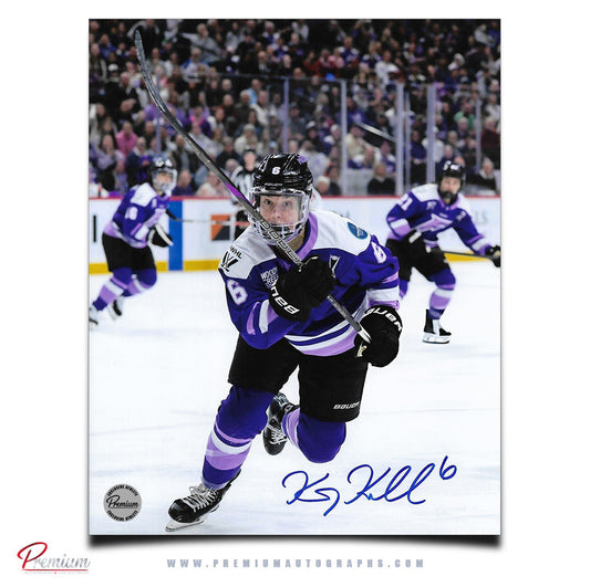 Katy Knoll Minnesota Frost PWHL Autographed 8x10 Photograph Offensive Zone Attack