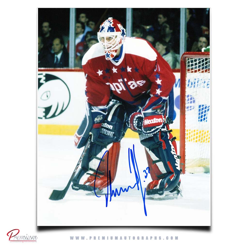 Olaf Kolzig Washington Capitals Autographed 8x10 Photograph Top of the Paint
