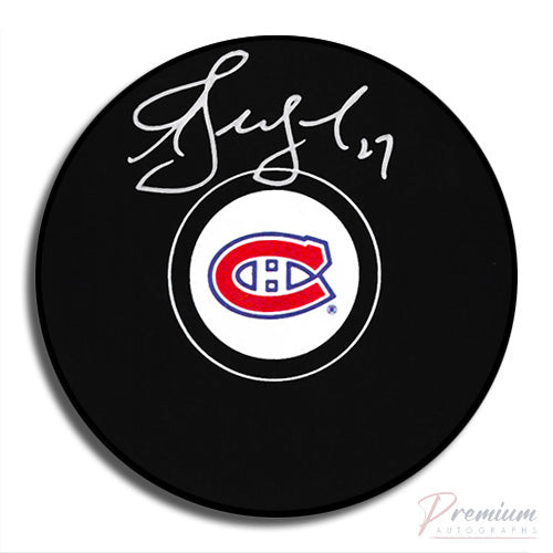 Alex Kovalev Montreal Canadiens Signed Puck