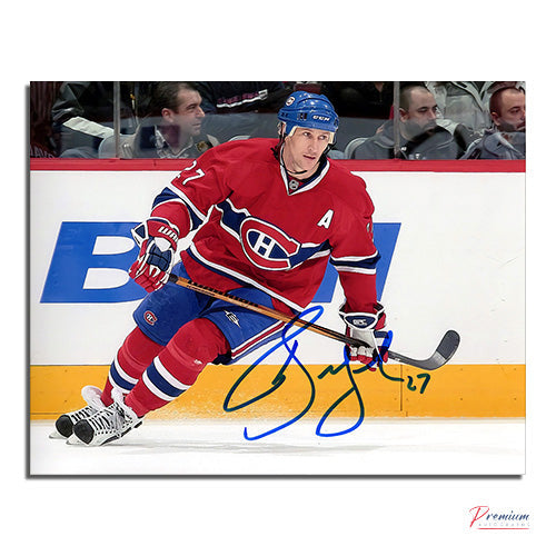 Alex Kovalev Montreal Canadiens Signed 8x10 Photograph Skating