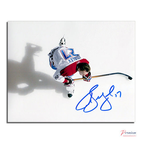 Alex Kovalev Montreal Canadiens Signed 8x10 Photograph Overhead