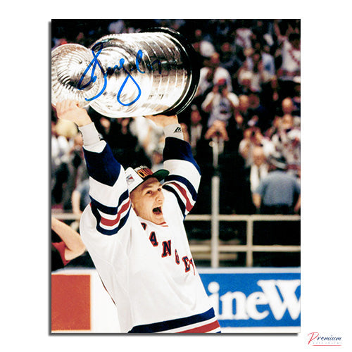 Alex Kovalev New York Rangers Signed 8x10 Photograph Stanley Cup Celebration