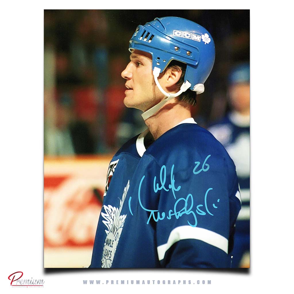Mike Krushelnyski Toronto Maple Leafs Autographed 8x10 Photograph Close Up