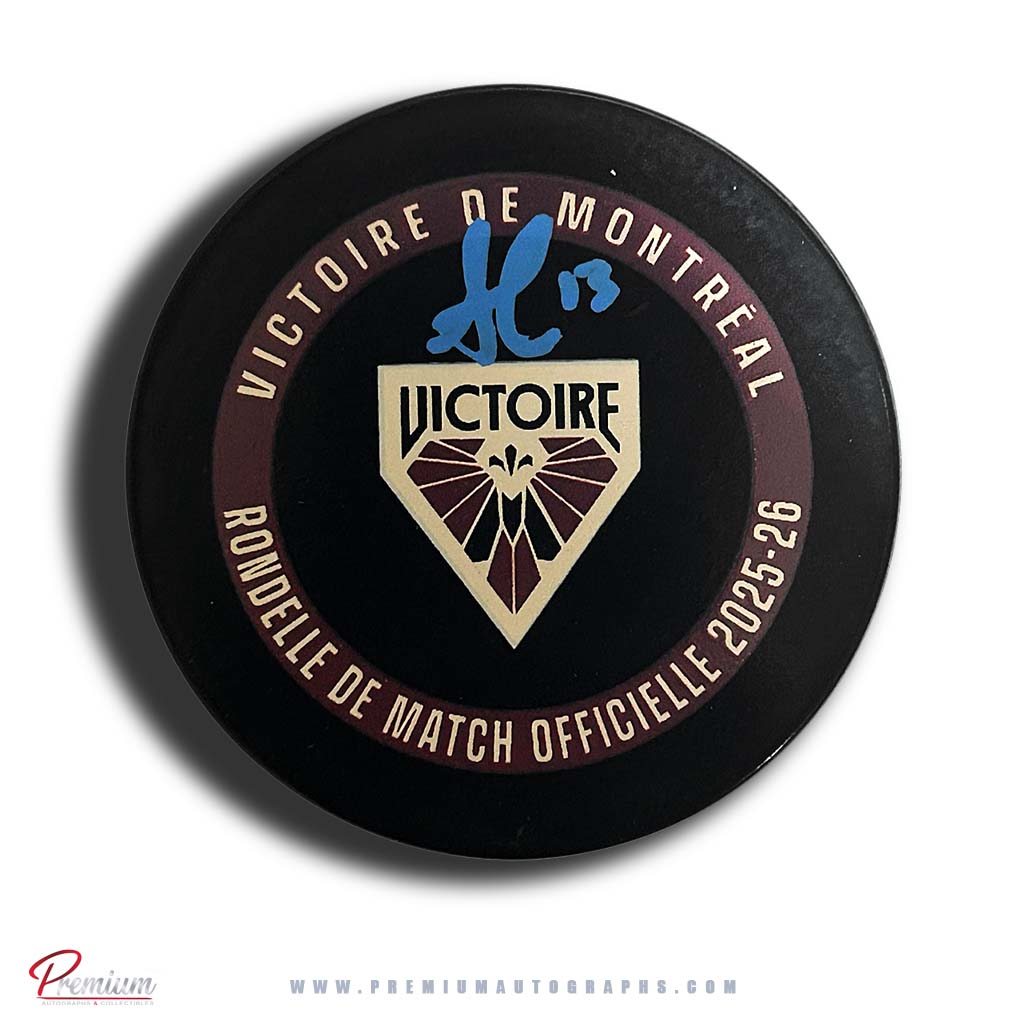 Alexandra Labelle Autographed Montreal Victoire 2025-26 Offical Game Puck