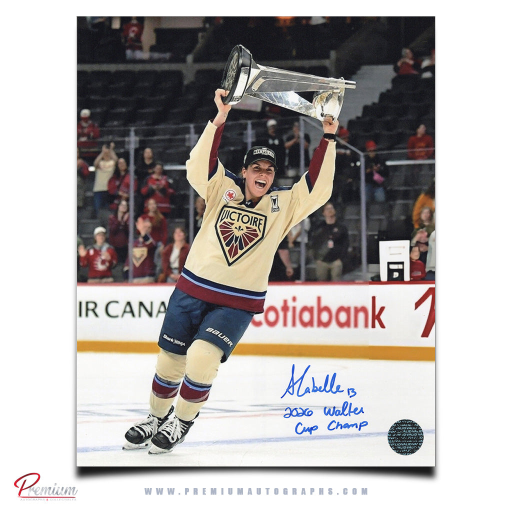 Alexandra Labelle Montreal Victoire Autographed 8x10 Photograph 2026 Walter Cup Champs Inscription