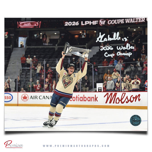 Alexandra Labelle Montreal Victoire Autographed 8x10 Photograph 2026 Walter Cup Champs Inscription