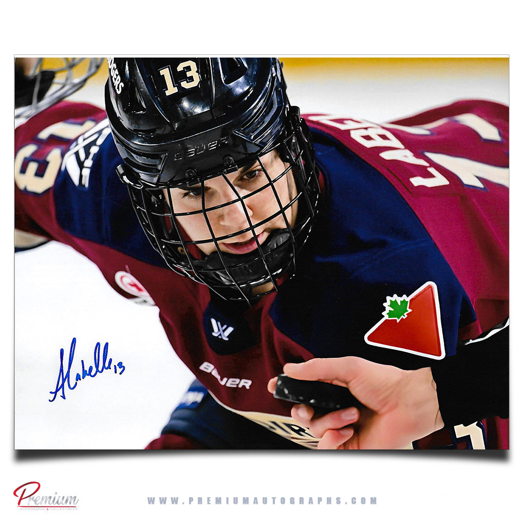 Alexandra Labelle Montreal Victoire PWHL Autographed 8x10 Photograph Closeup