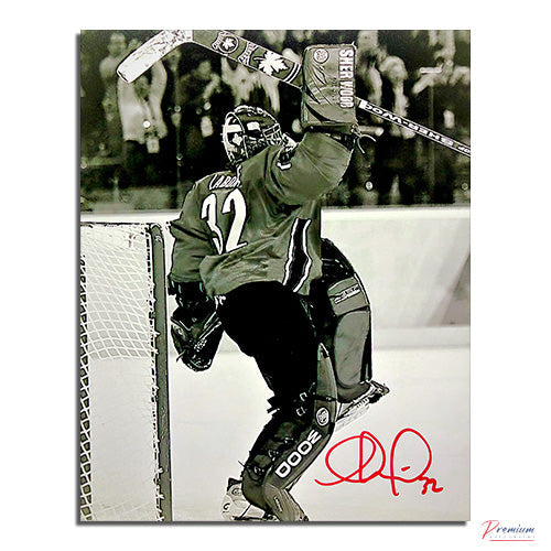 Charline Labonte Team Canada Signed 8x10 Photograph Celebration Sepia