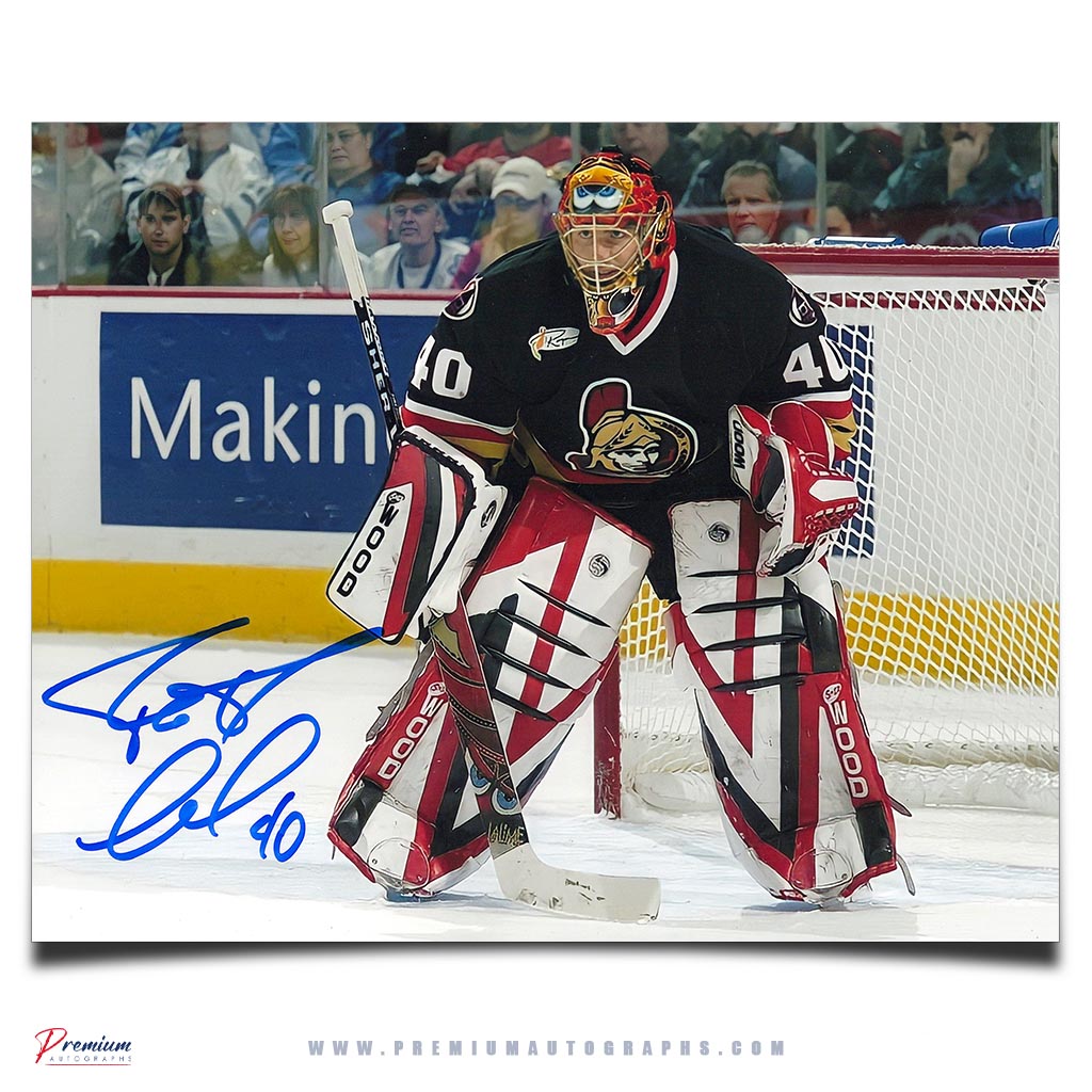 Patrick Lalime Ottawa Senators Signed 8x10 Photograph Alternate Jersey