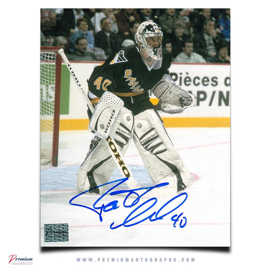 Patrick Lalime Pittsburgh Penguins Signed 8x10 Photograph Top of the Paint