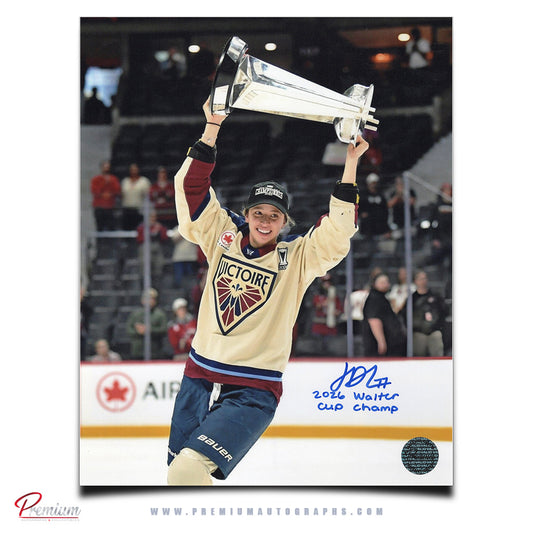 Jade Downie-Landry Montreal Victoire Autographed 8x10 Photograph 2026 Walter Cup Champs Inscription