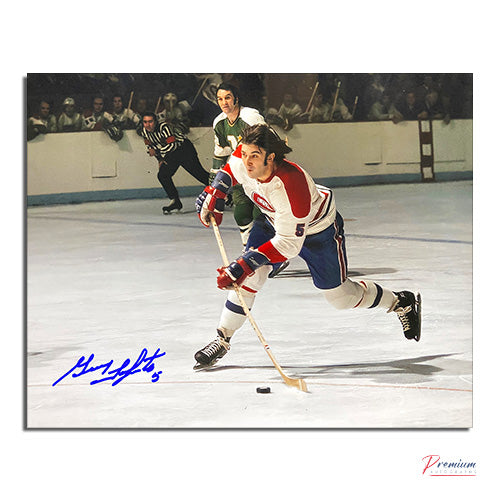 Guy Lapointe Montreal Canadiens Signed 8x10 Photograph Slap Shot