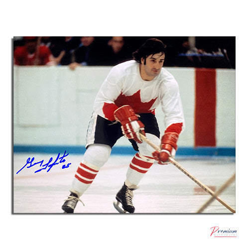 Guy Lapointe Team Canada Signed 8x10 Photograph 1972 Summit