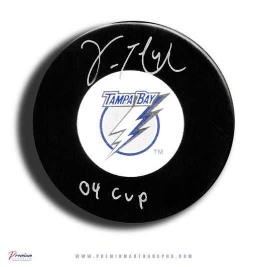 Vincent Lecavalier Tampa Bay Lightning Autographed Puck