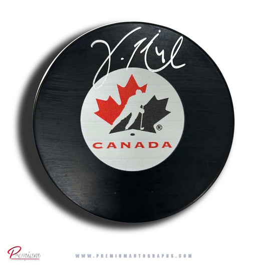 Vincent Lecavalier Team Canada Autographed Puck