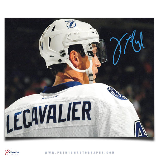 Vincent Lecavalier Tampa Bay Lightning Signed 8x10 Photograph Behind Close Up