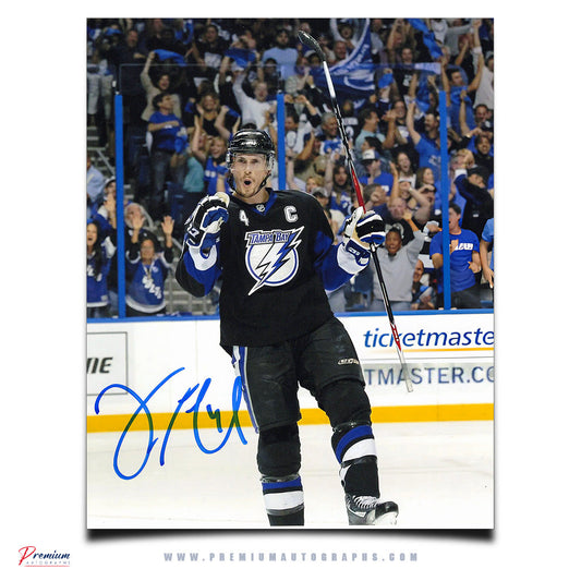 Vincent Lecavalier Tampa Bay Lightning Signed 8x10 Photograph Celebration