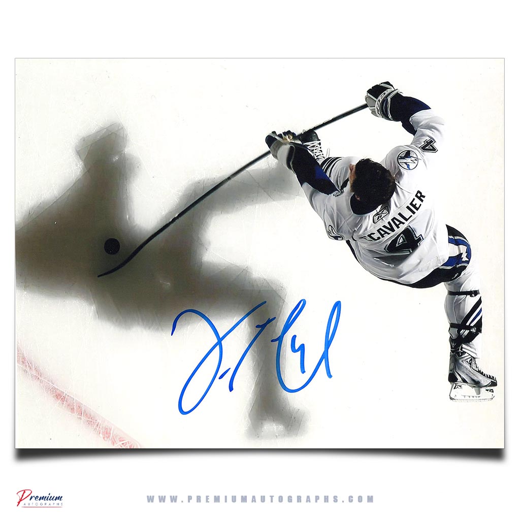 Vincent Lecavalier Tampa Bay Lightning Signed 8x10 Photograph Overhead