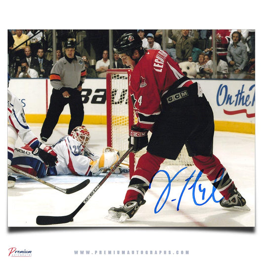 Vincent Lecavalier Team Canada Signed 8x10 Photograph Open Net