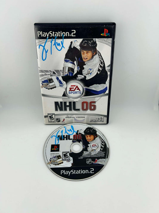 Vincent Lecavalier Autographed NHL 06 Xbox Game (on game cover & DVD)