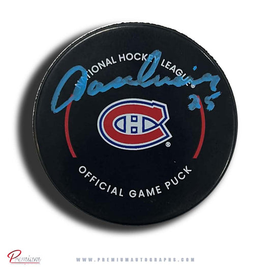 Jacques Lemaire Montreal Canadiens Autographed Official Game Puck