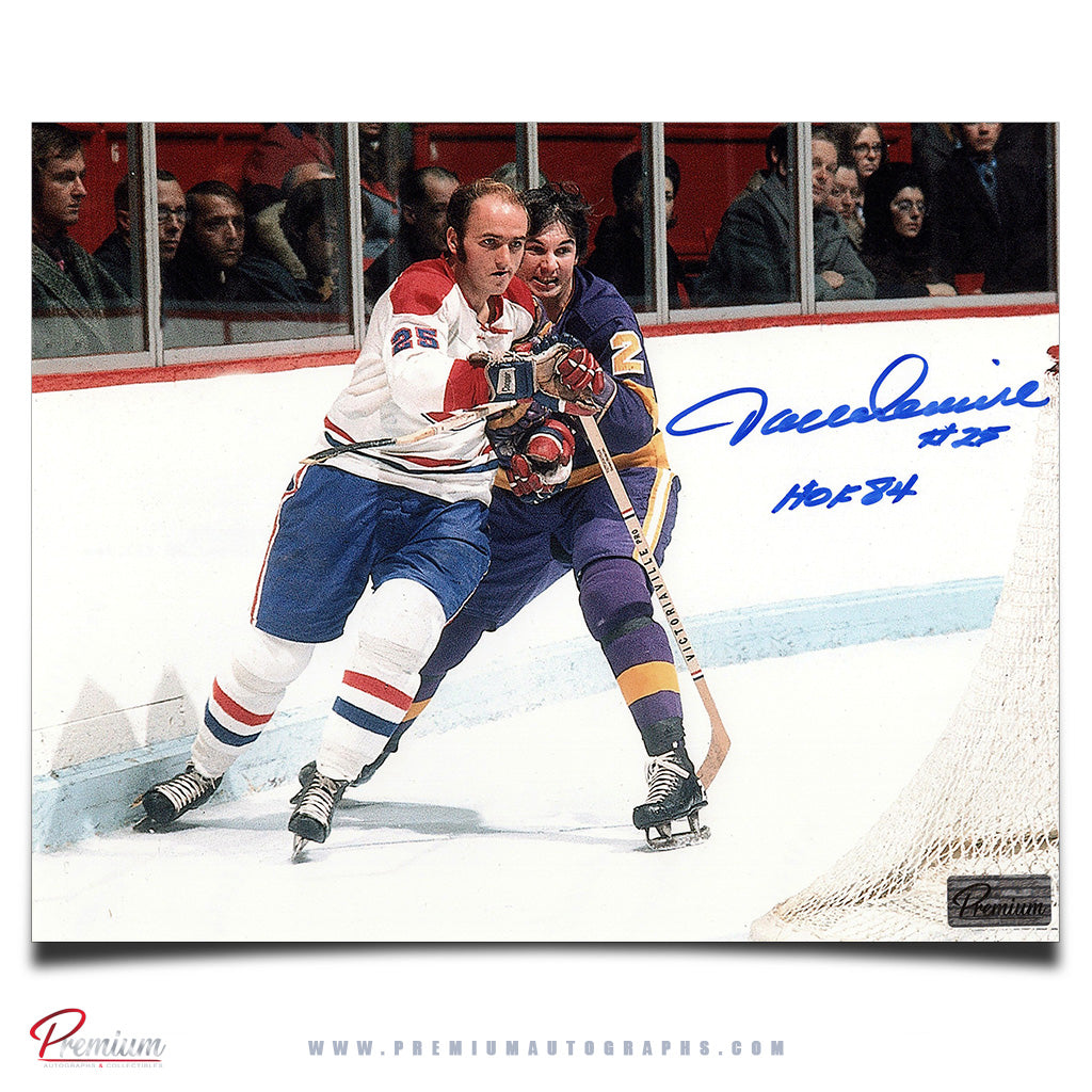 Jacques Lemaire Montreal Canadiens Autographed 8x10 Photograph Vs. The Kings