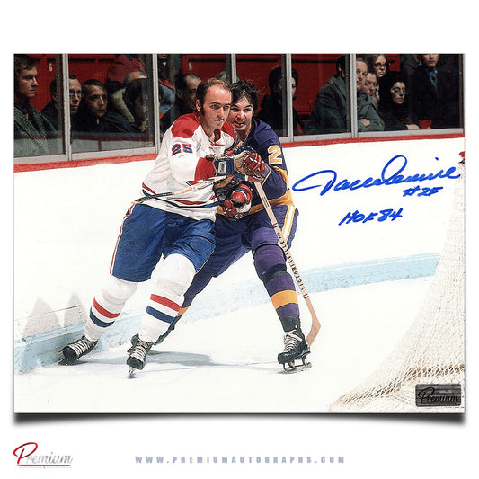 Jacques Lemaire Montreal Canadiens Autographed 8x10 Photograph Vs. The Kings