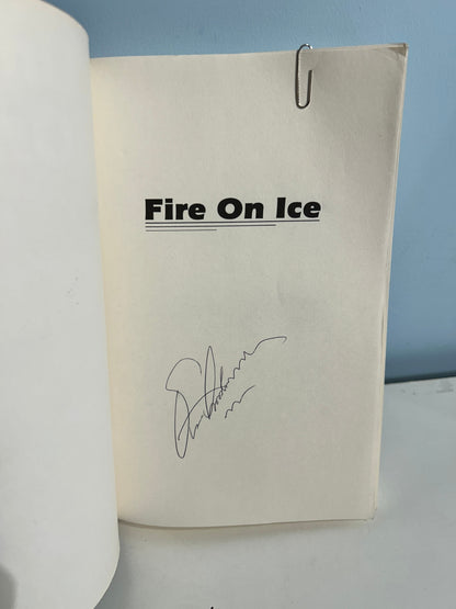 Fire On Ice book Autographed by Eric Lindros