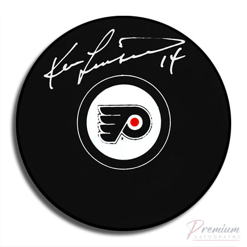 Ken Linseman Philadelphia Flyers Signed Puck