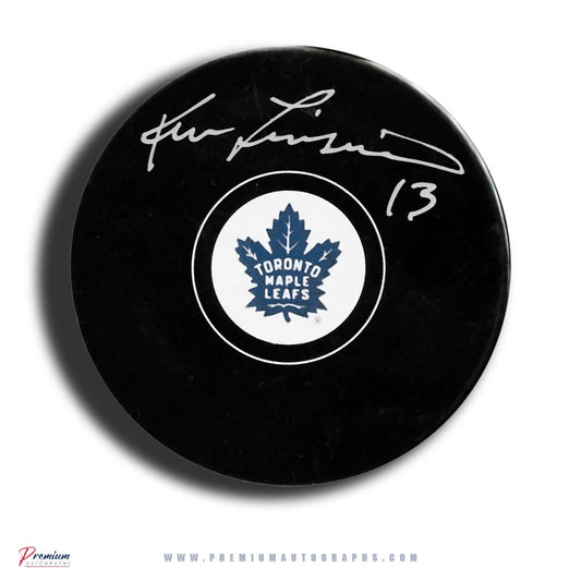 Ken Linseman Toronto Maple Leafs Signed Puck