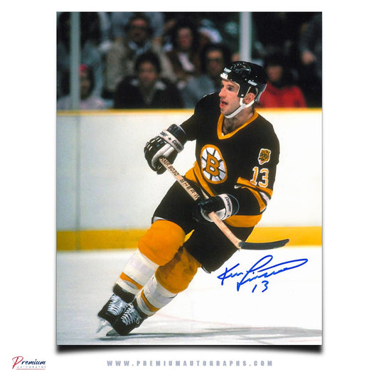 Ken Linseman Boston Bruins Signed 8x10 Photograph On the Rush