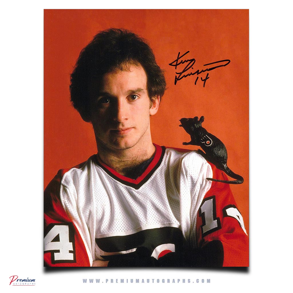 Ken Linseman Philadelphia Flyers Signed 8x10 Photograph The Rat Portrait