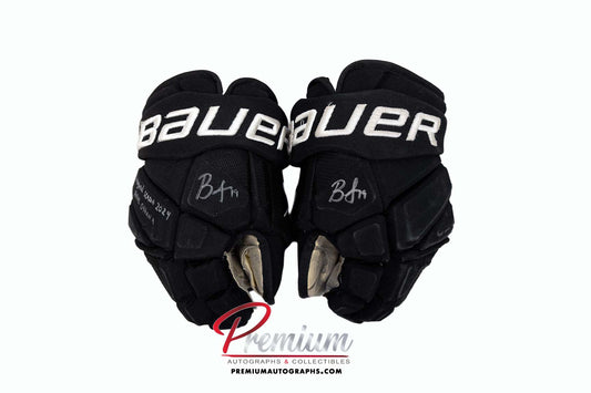 Brianne Jenner Ottawa Charge Game Used Gloves 2024 Inaugural PWHL Inscription